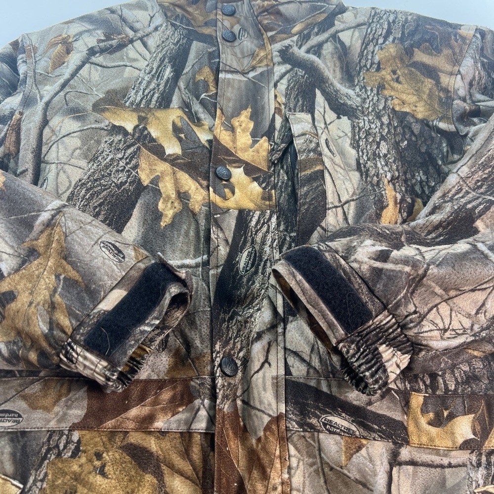 Cabelas Herters Men's Size M Coveralls Realtree Camo Insulated Hunting Jumpsuit - Picture 9 of 16